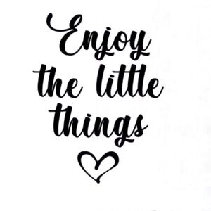Enjoy the Little things Decal